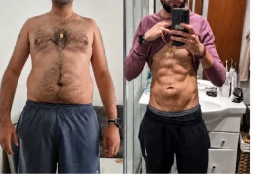 Transformación antes y después
