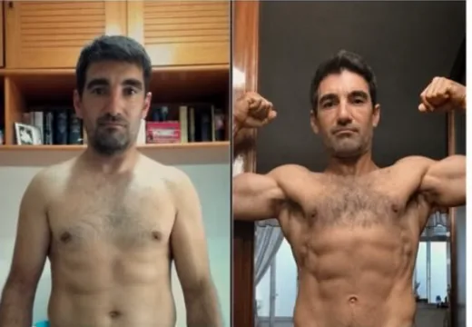 Transformación antes y después